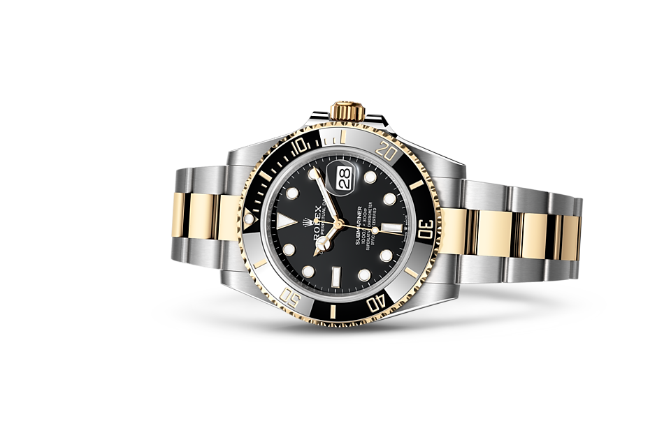 Rolex best sale zwart goud