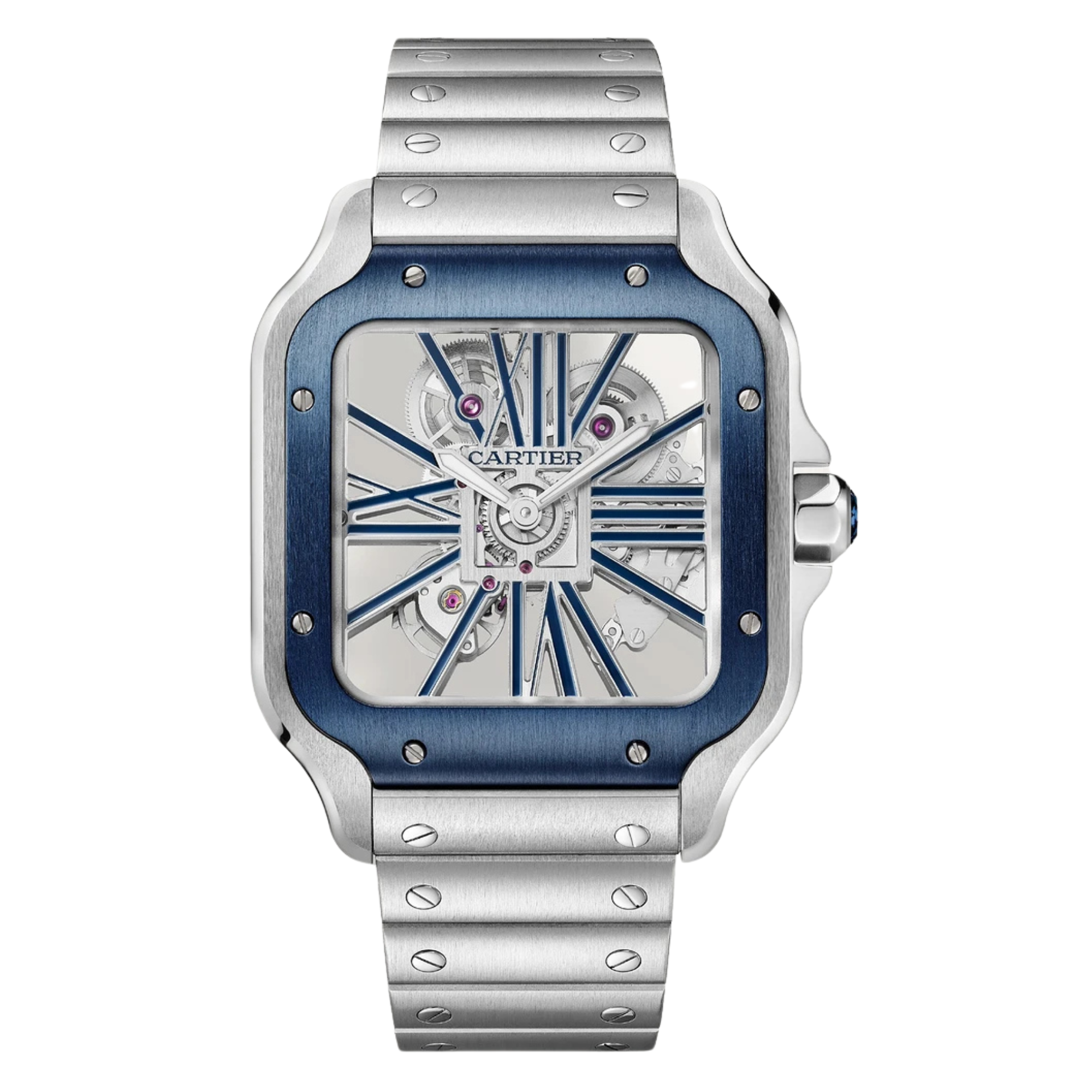 【Cartier】santos de Cartier LM コマ2つ Cartier】santos de Cartier LM コマ2つ サントス ドゥ
