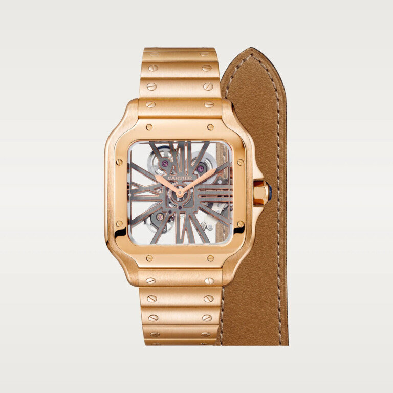 Cartier Santos de Cartier Skeleton LM WHSA0016