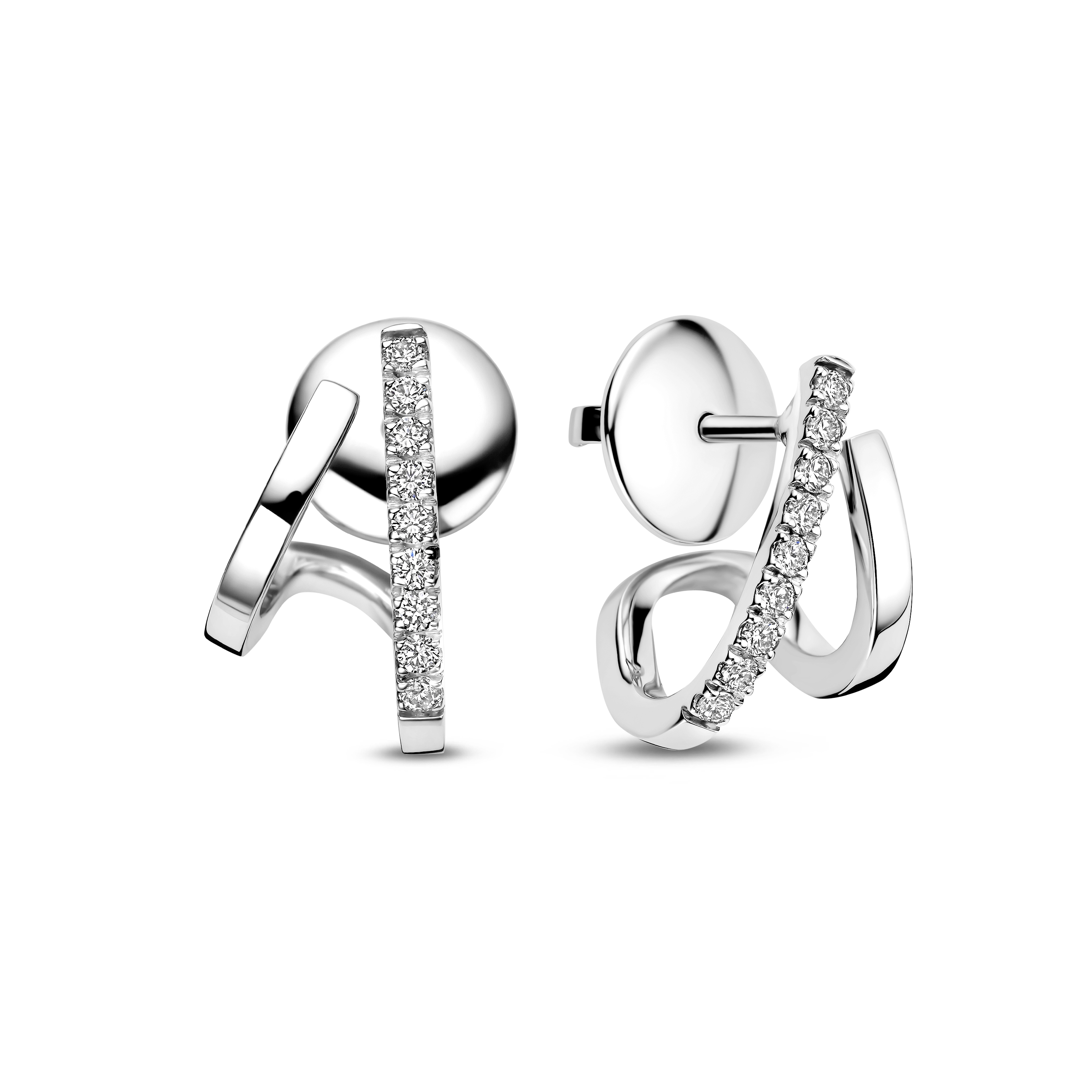 witgoud hanger met diamant Schaap en Citroen Diamonds - P152PWGDI